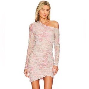 Free People Pink One Shoulder Dress‎